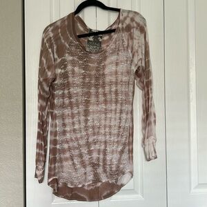 Tie Dye Lightweight Long Sleeve Shirt